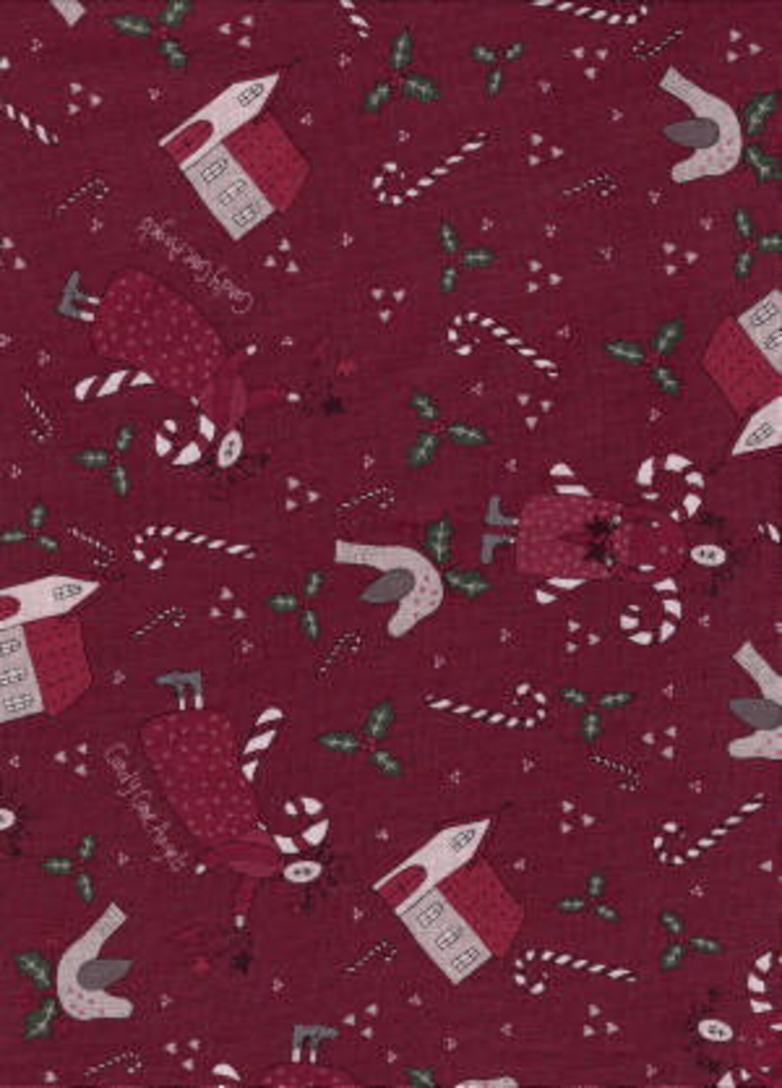 Candy Cane Angels by Lynette Anderson Designs for Lecien - Etsy