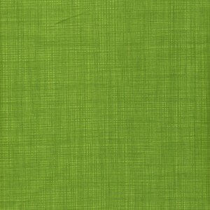 May include: A green fabric with a subtle woven texture. The fabric has a slightly textured surface and a solid green color.