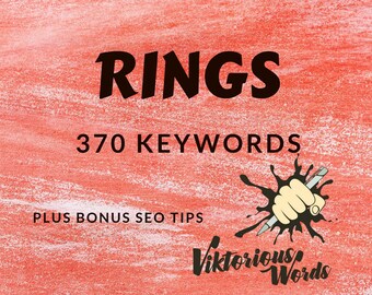 SEO Jewelry Ring Keywords Ring Tag Jewelry Ready to Use Popular Top Keyword How to SEO Help Marketing Search Result Instagram Hashtag etsy13