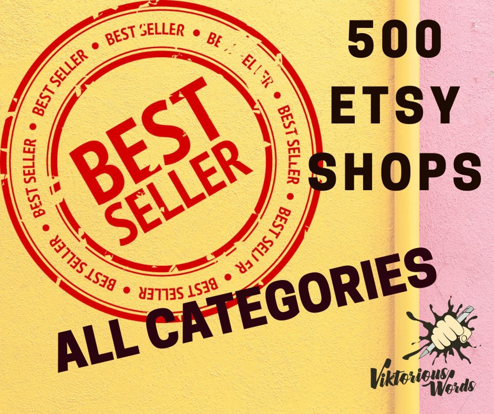 500 Top Etsy shops in all categories Best Etsy shops Most Etsy