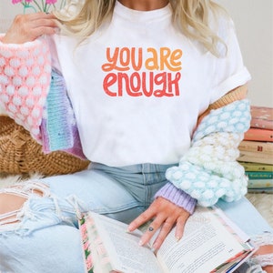Gildan Comfort Colors Unisex Garment-Dyed T-shirt - You are Enough
