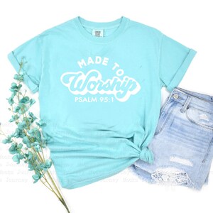 Gildan Comfort Colors Unisex Garment-Dyed T-shirt - Made to Worship