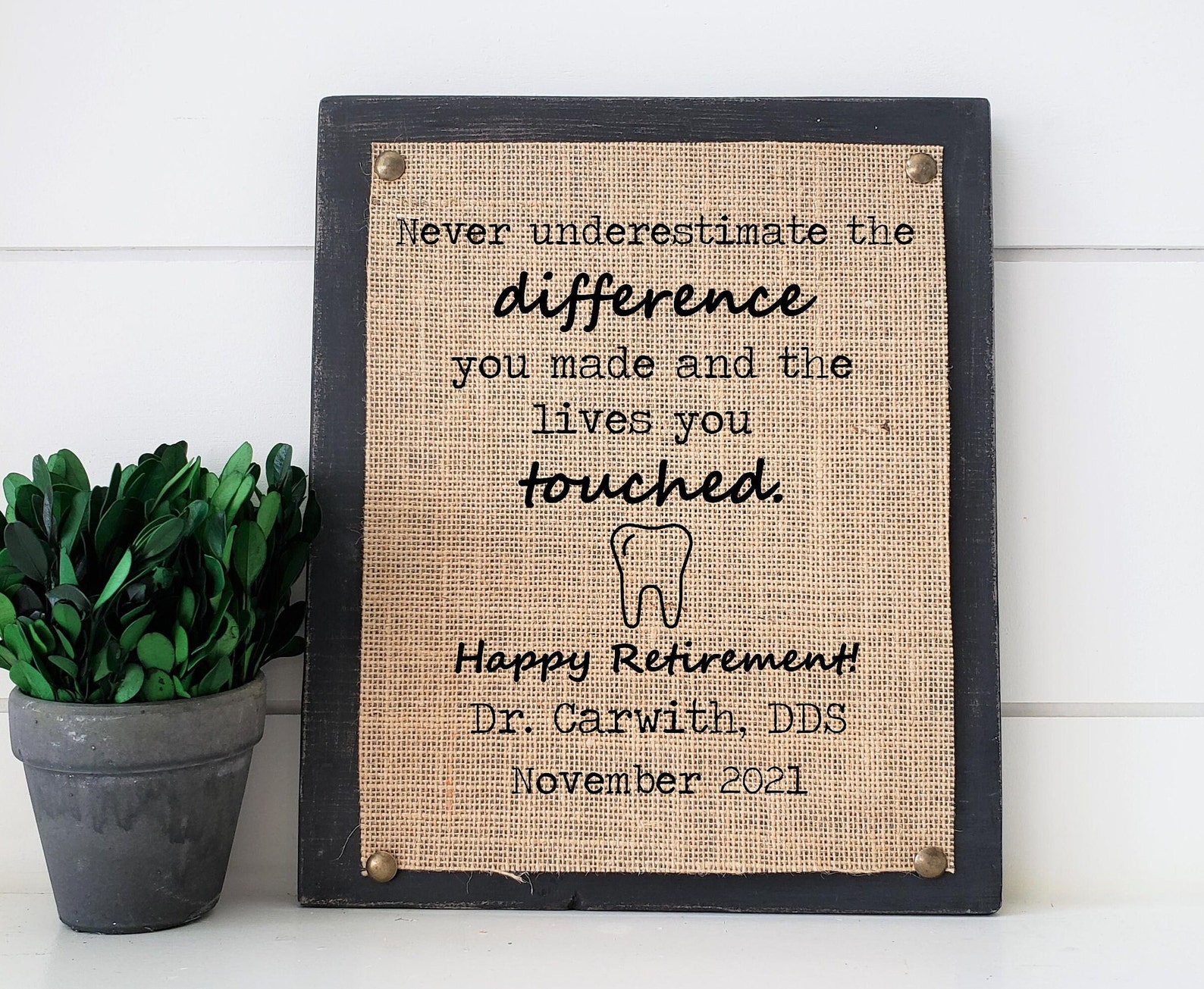 Retirement Gift for Dentist Dentist Gift Gift for Dentist Etsy