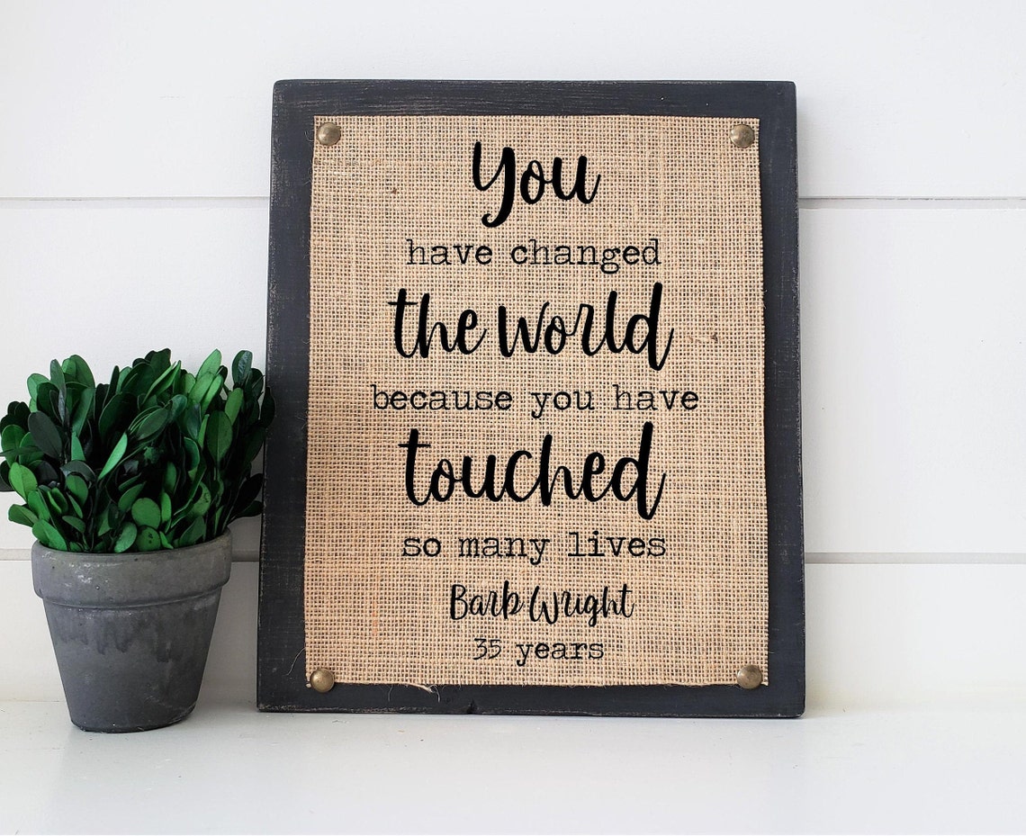 Teacher Retirement Gift Retirement Plaque Teacher Retirement Etsy