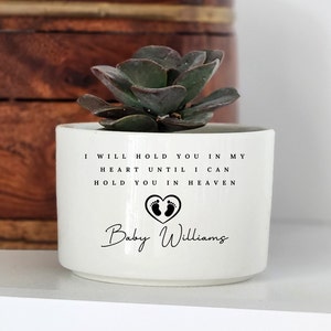 Personalized Succulent Planter, Loss of Child, Miscarriage Gift, Miscarriage Memorial, Custom Planter, Succulent Gift, Gift For Grieving Mom