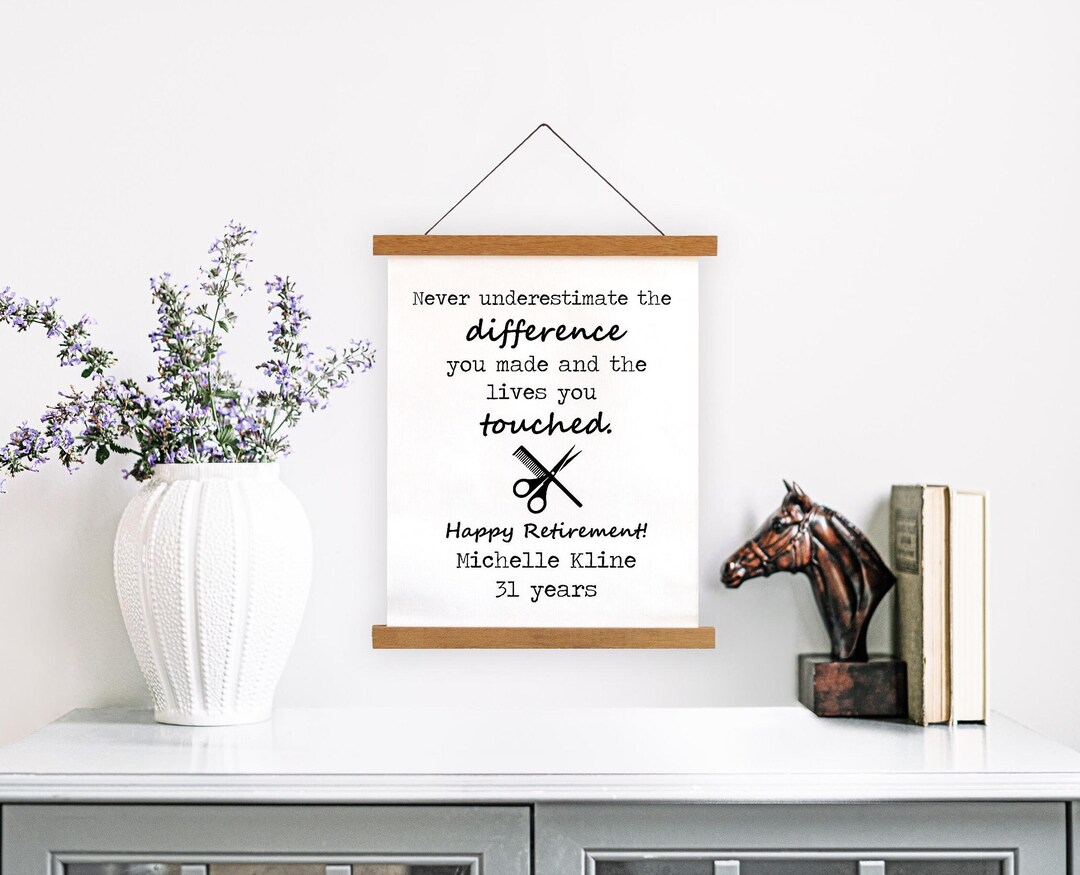 Retirement Gift for Hairdresser, Retirement Gift for Cosmetologist, Retirement Gifts, Retirement