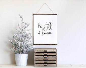be still and know that I am God, be still and know sign, scripture sign, Psalm 46, Bible verse sign, scripture wall art