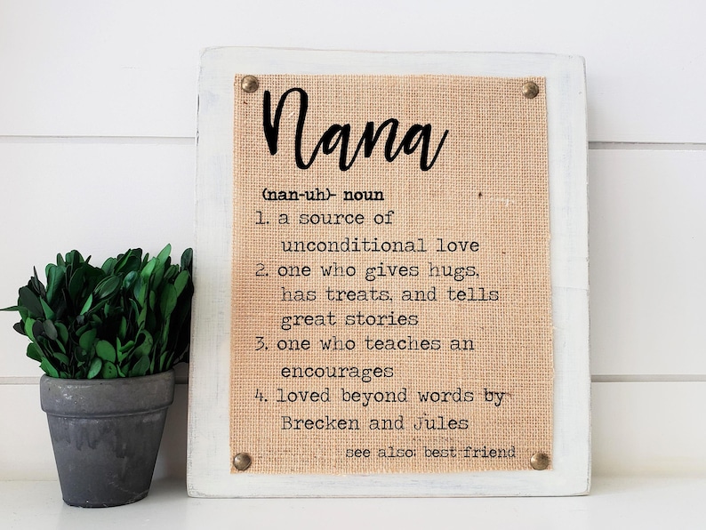 Christmas Gift for Nana Personalized Nana Gift Gifts for Etsy