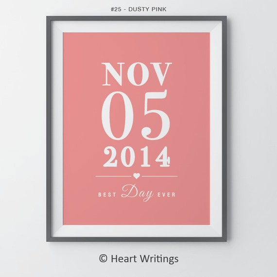 custom date sign special