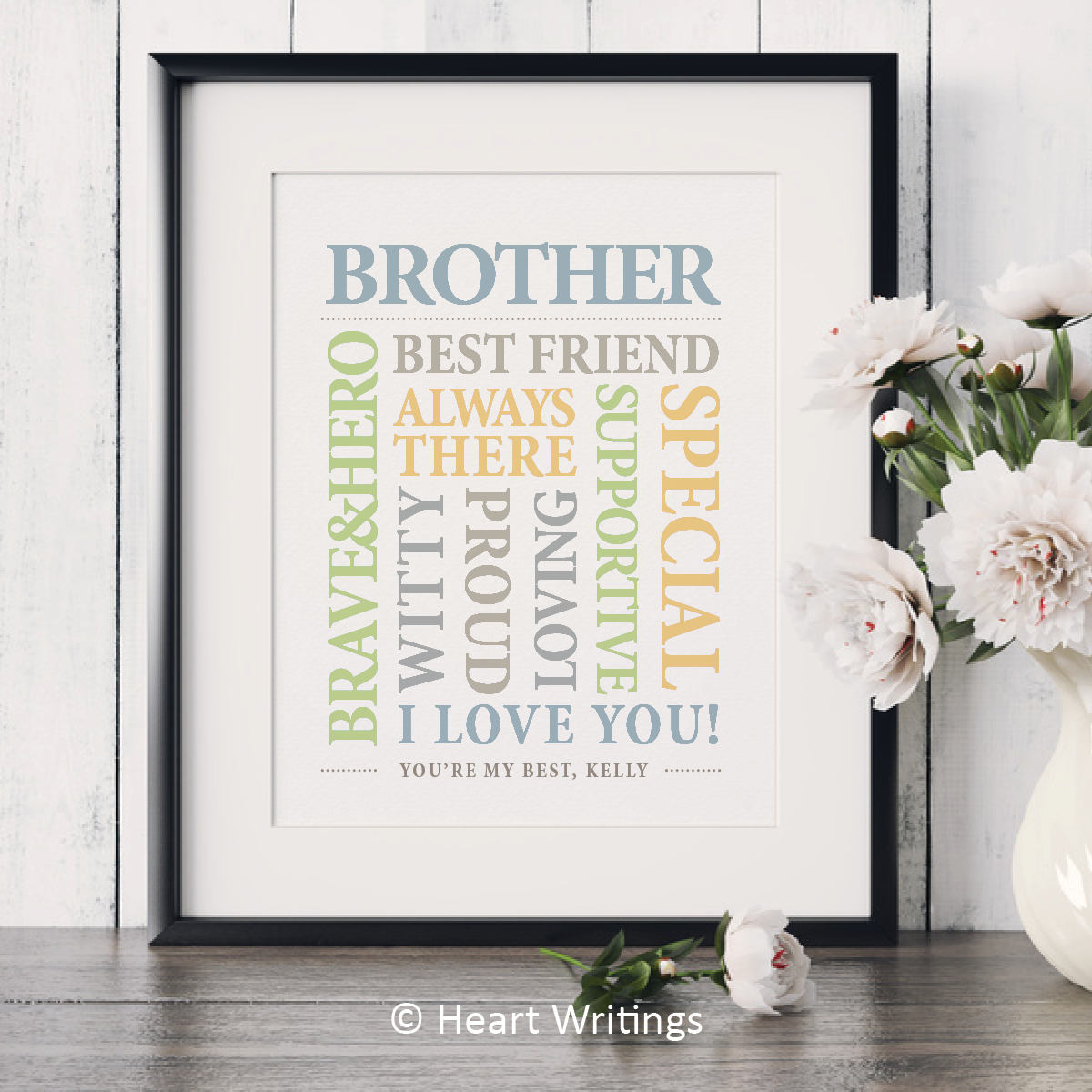 Big Brother Gift Personalized Birthday Zoom