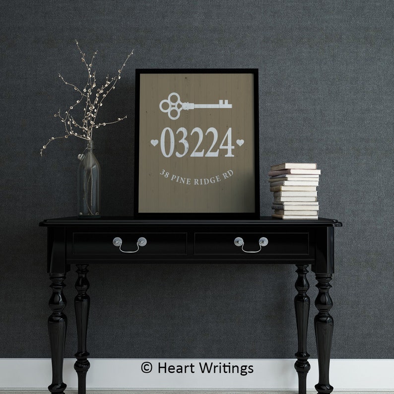 Address Sign Farmhouse Decor Housewarming Gifts Personalized Farmhouse Gifts Home Address Wall Decor First Home Gift for Friend