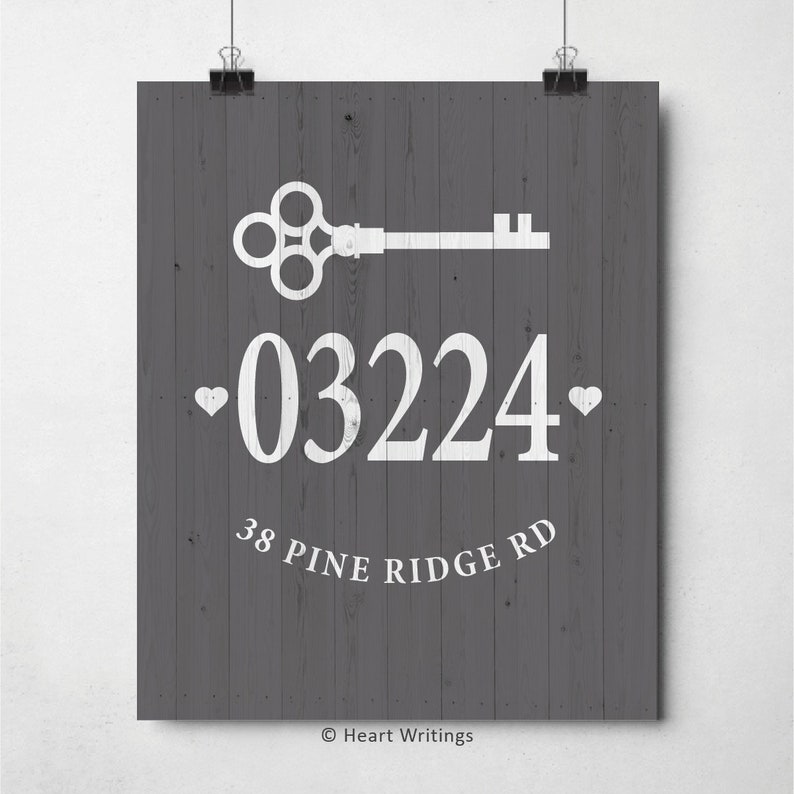 Address Sign Farmhouse Decor Housewarming Gifts Personalized Farmhouse Gifts Home Address Wall Decor First Home Gift for Friend
