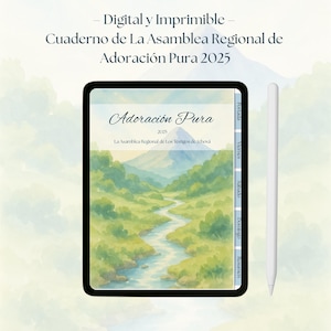 JW Cuaderno de La Asamblea Regional Adoracion Pura 2025 | Digital and Imprimible PDF
