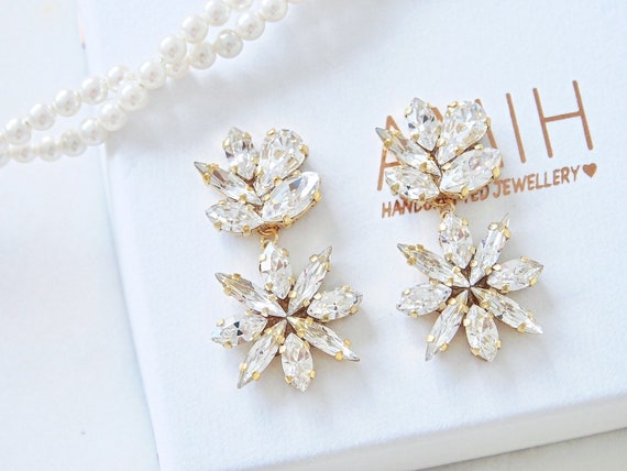 Etsy swarovski hotsell earrings