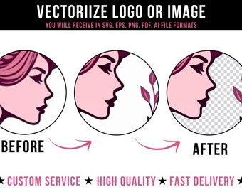 Vectorize logo, Logo to Vector, Photo to Vector, SVG for Cricut Cutting, Image to SVG, Convert to SVG, Custom svg Image, convert to eps