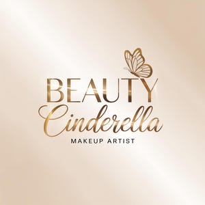 Elegan Logo, Gold Logo, Beauty Logo, Chrome Logo, Glitter Logo, Sparkle Logo, Makeup Logo, Hair Logo, Luxury Logo, Nails Logo, Boutique Logo