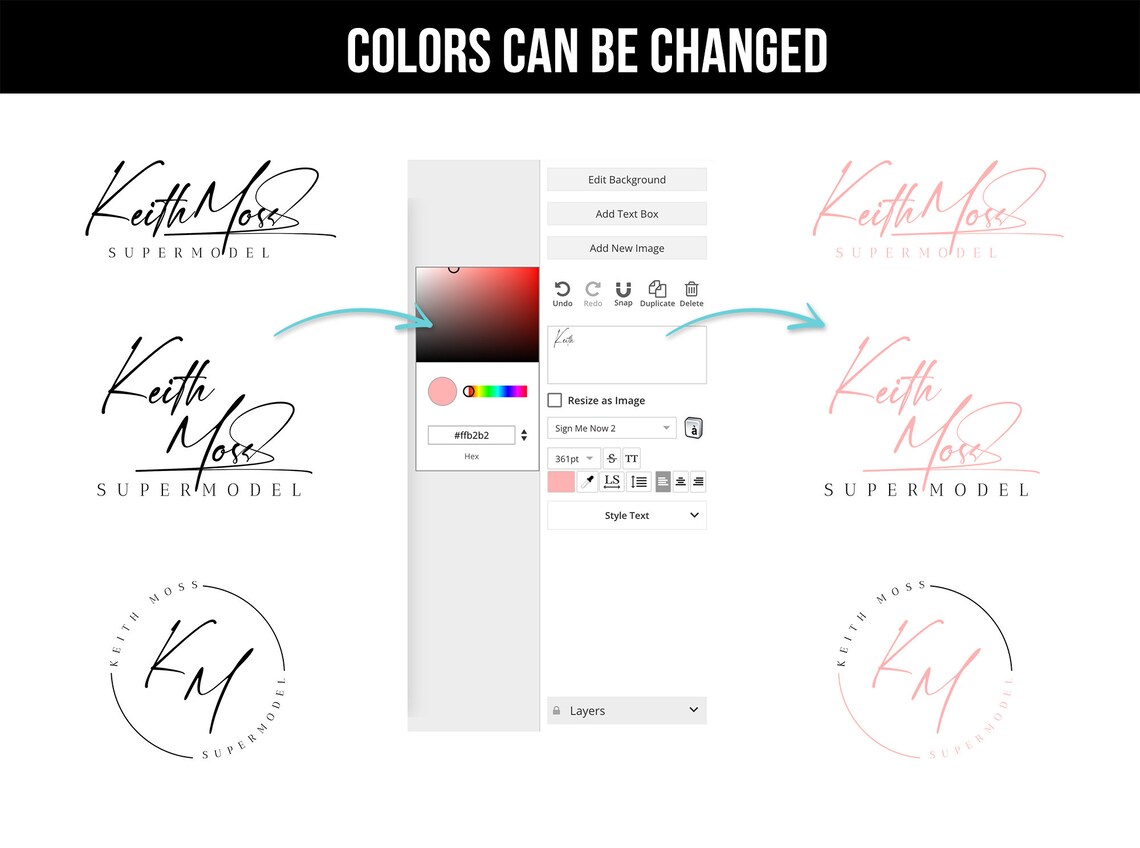 Instant Signature Logo Name Logo Design Signature Logo Etsy