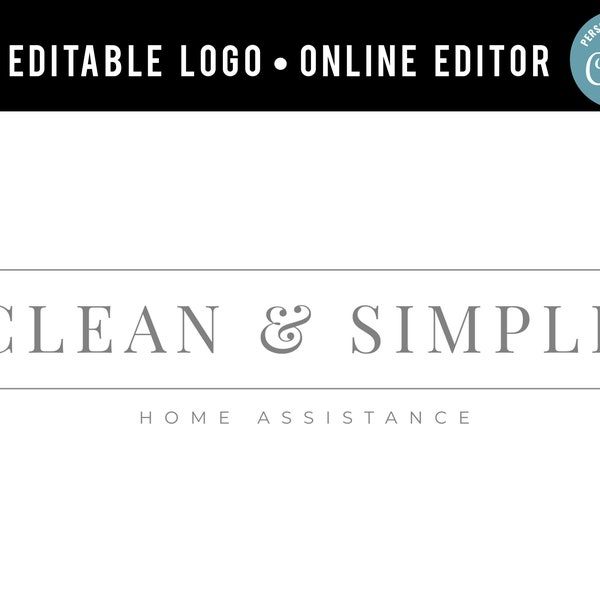 Clean and simple logo, DIY Modern Logo