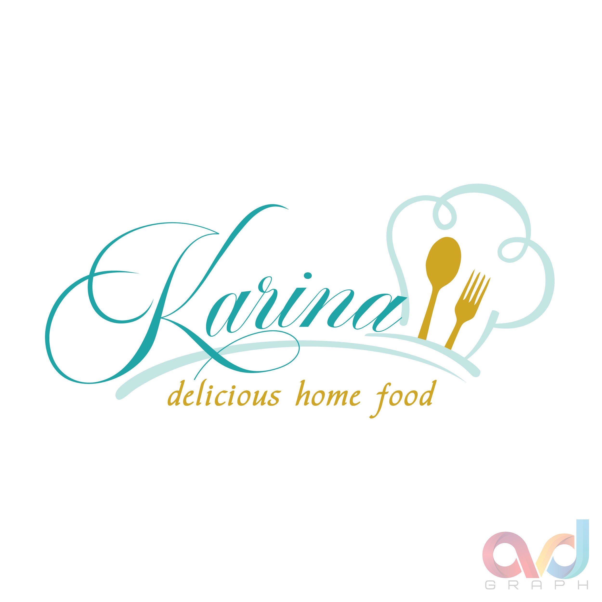 Kitchen Logo Design Meal Logo Utensils Logo Business Logo Etsy Hong Kong