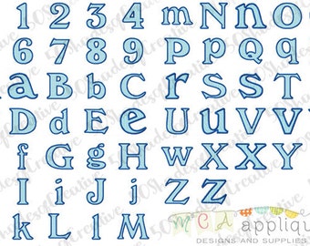 In & Out Embroidery Font