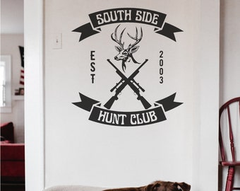 Custom Hunting Club Decals - Etsy