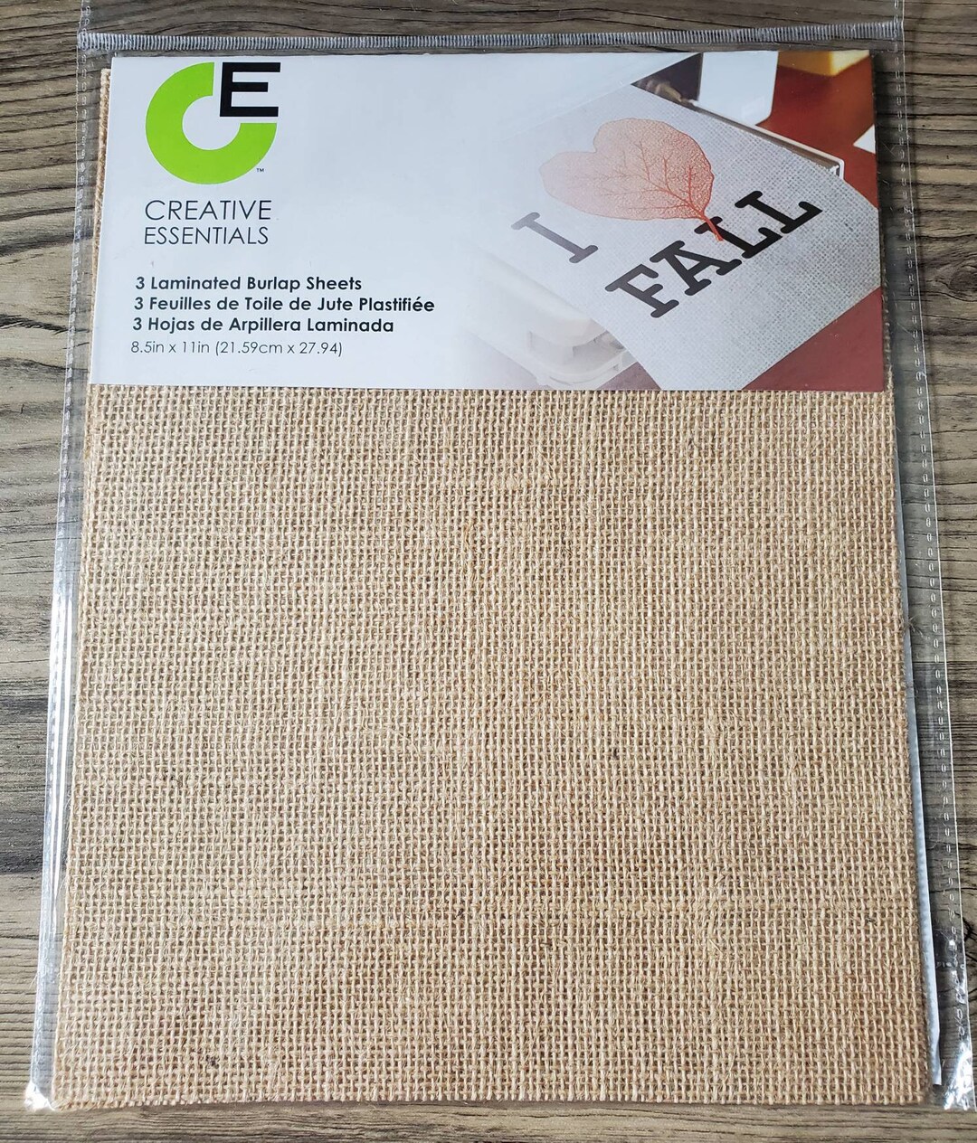Laminated Burlap Sheets Printable for Crafting Etsy