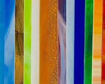10 Stained Glass Sheet Pack - 4"x 6"