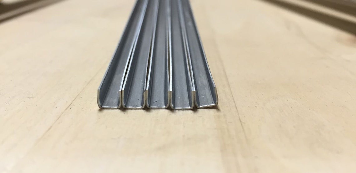 Stained Glass Suppliers U Zinc Came by Cascade Metal Came Etsy