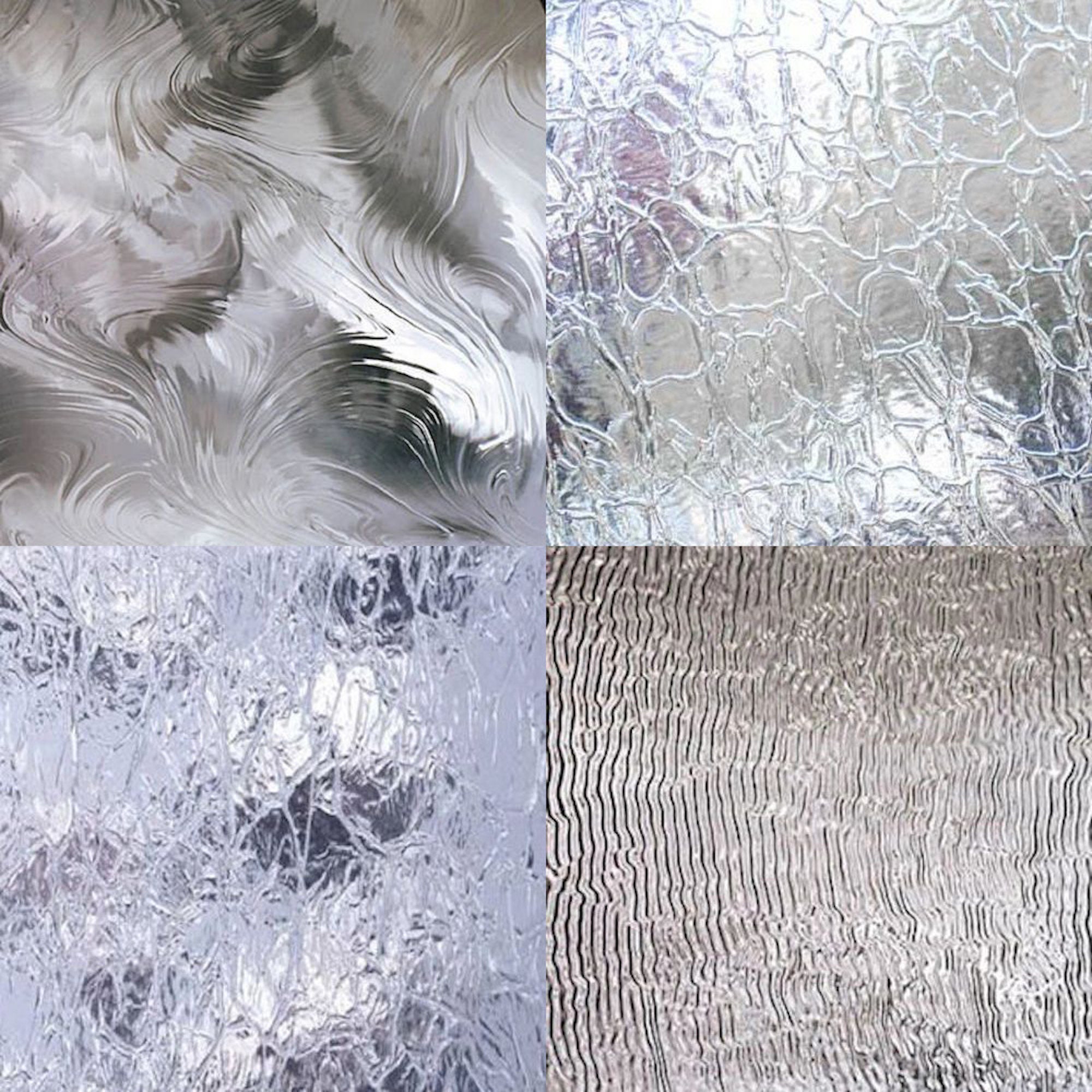 CLEAR Stained Glass Pack 4 Sheets of 8X10 Etsy