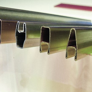 Stained Glass Supplies -  U Zinc Border Channels Came by Cascade Metals (12ft - 3ft x 4)
