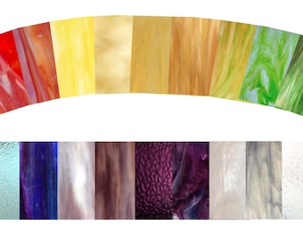4"x6"- 20 sheets - Stained Glass Variety Sheets