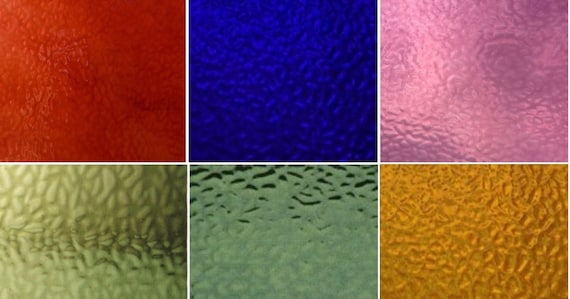Wissmach Stained Glass Sheet Pack - 6 Sheets of English Muffle