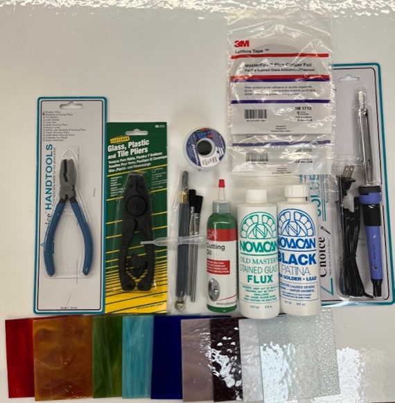 Stained Glass Startup Kit for Stained Glass Beginners Etsy