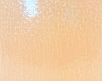 Champagne Wissmach English Muffle Stained Glass Sheet | Ripple Texture