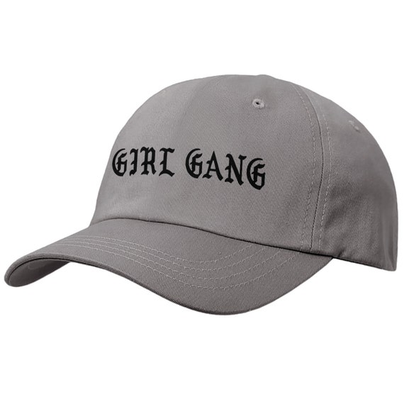 black and grey baseball cap