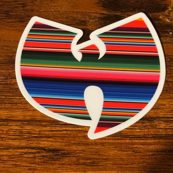 Wu Tang serape sticker