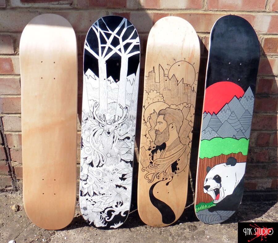 Custom Skateboard Deck UK Shipping Only Etsy UK