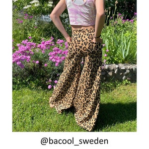 PDF-mönster BARBRO Palazzobyxa storlek 110-152 / Pattern Barbro palazzo trousers size 5T-12T image 6