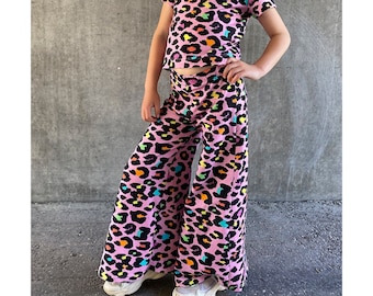 PDF-mönster BARBRO Palazzobyxa storlek 110-152 / Pattern Barbro palazzo trousers size 5T-12T