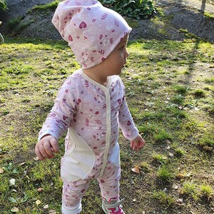 PDF-mönster LEO Heldress strl 56-86 / Pattern Harem romper size newborn-2T image 7