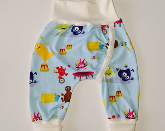 PDF-mönster SIRIUS Haremsbyxor strl 56-86 / Pattern Harem pants size newborn-2T