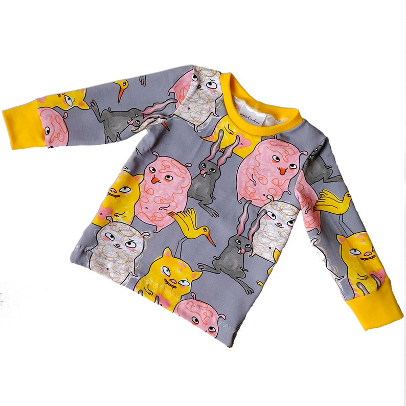 PDF-mönster ORION Tröja strl 56-152. Pattern Shirt size newborn-14T image 5