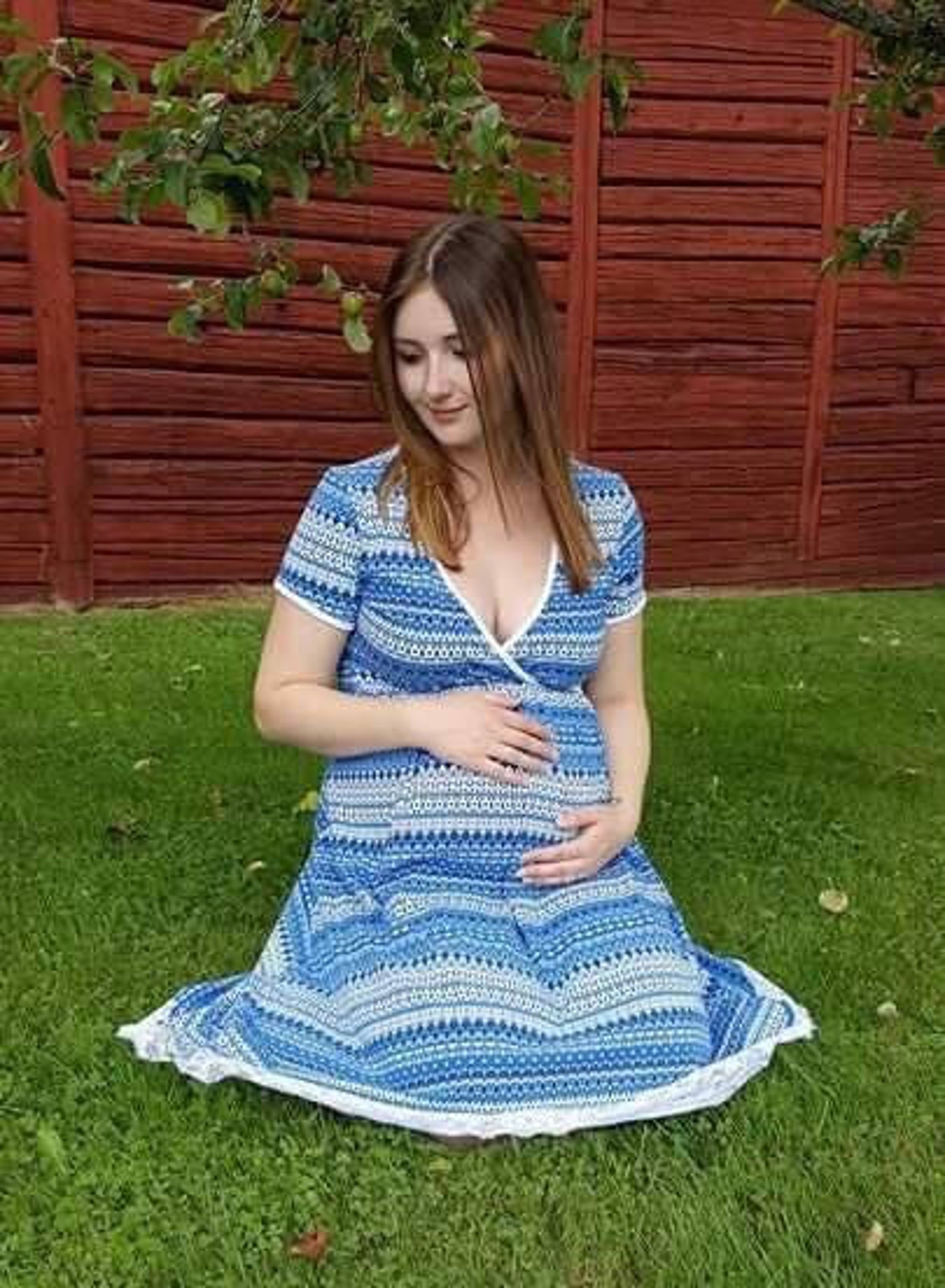 Pattern Maternity Dress Size SXL / Pattern Nära Gravid Och Etsy