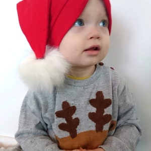 PDF-Pattern Santa Cap size 1T-adult / Mönster MIRA Tomteluva strl Bebis-vuxen image 5