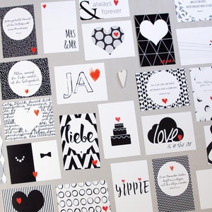 Hochzeitsspiel, 26 verschiedene Postkarten - 1 Jahr lang für das Hochzeitspaar (4th Edition), besonderes Geschenk zur Hochzeit