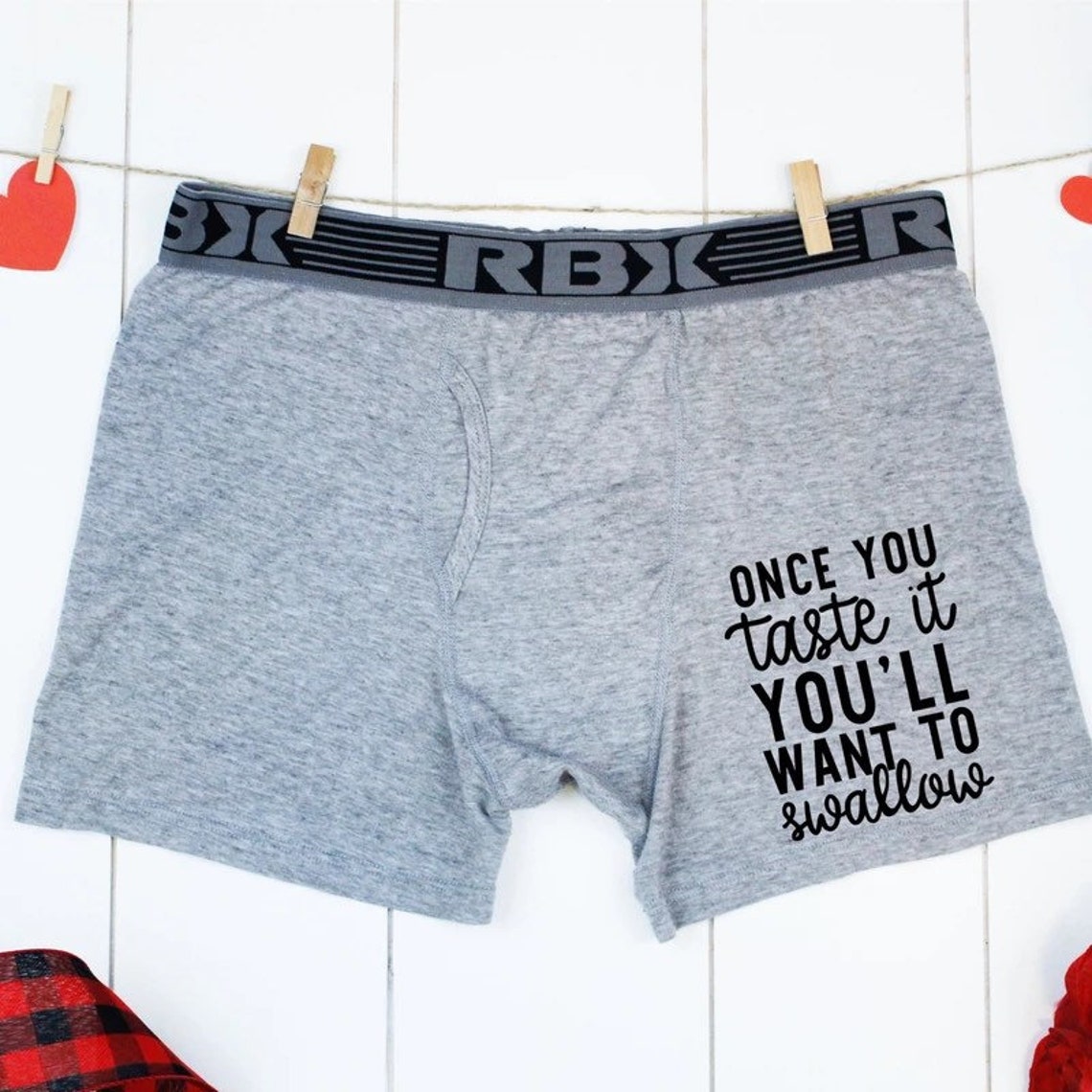 Valentines Day gift Custom boxers funny boxers briefs | Etsy