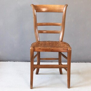 Holzstuhl Vintage Frankreich | Antiker Holzstuhl, alter Stuhl, Esszimmerstuhl Vintage, alter Holzstuhl, antiker Stuhl Jugendstil