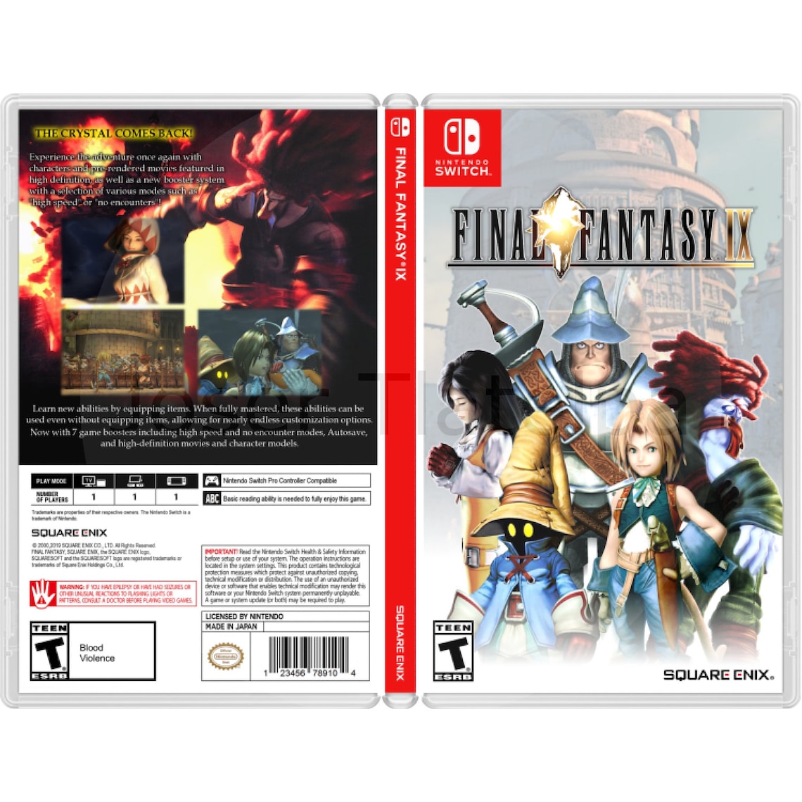 【未開封】Final Fantasy IX - Switch Final Fantasy IX 9 - Nintendo Switch - Brand New | Factory