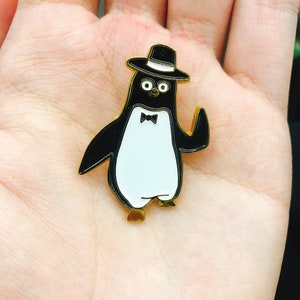 08 Mr Penguin pin / enamel pin / badge