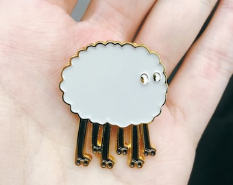 27 hairy pin / badge / enamel pin